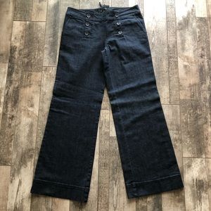 New York & Co wide leg sailor jeans